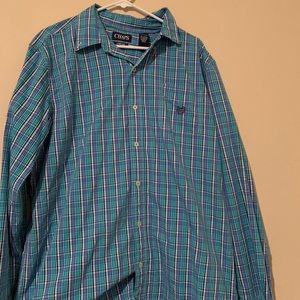 Chaps long sleeve button up shirt